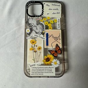 Floral Clear Phone Case — IPHONE 14 PLUS 15 PLUS